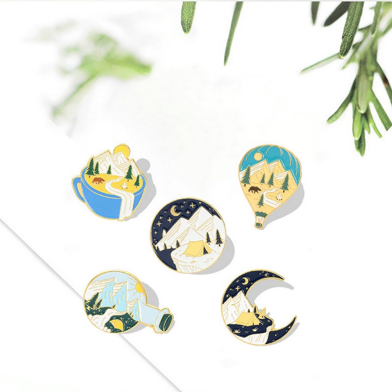 Outdoor Camping For Kids - Camping Adventure Enamel Pins Custom Outdoors