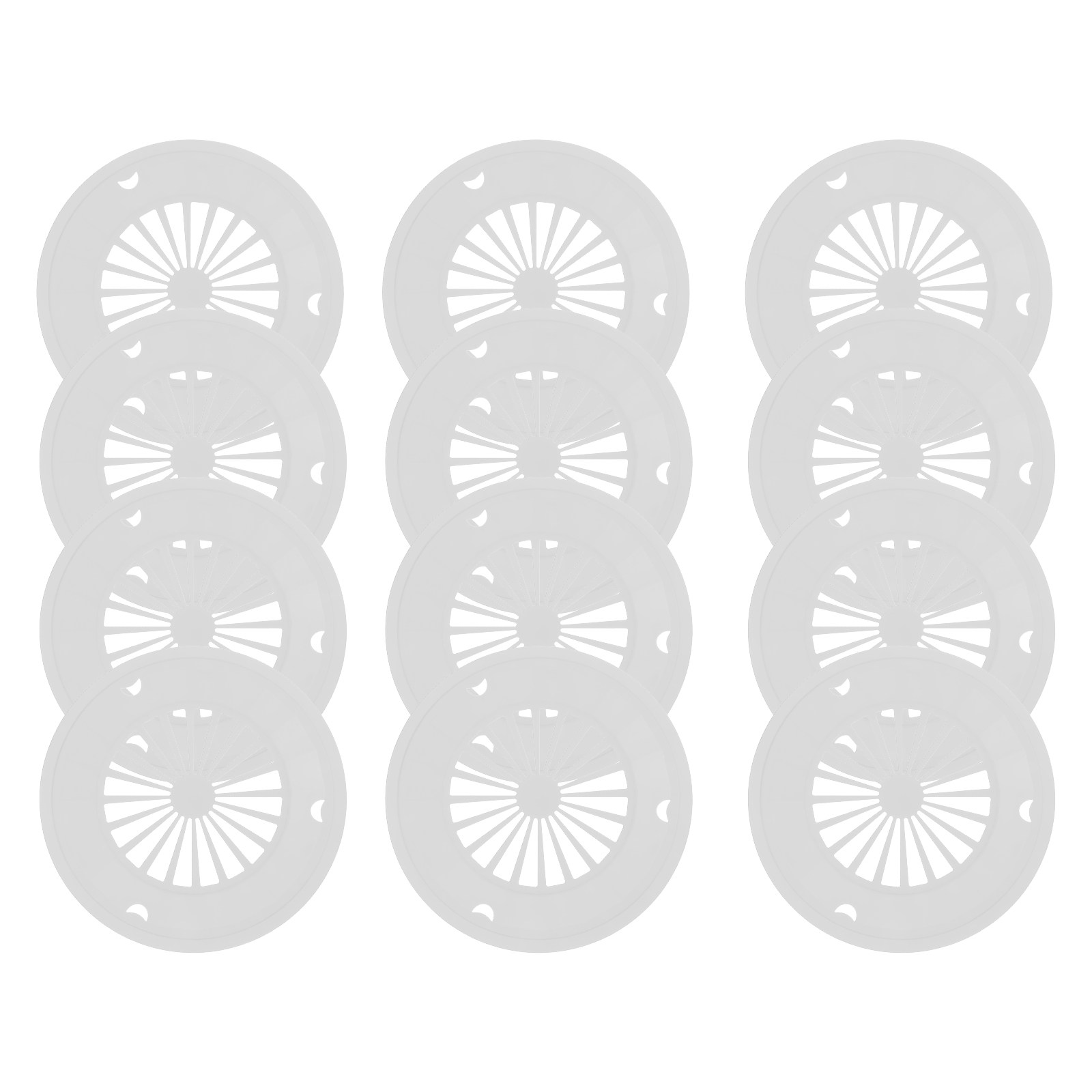 Outdoor Camping Table - 20Pcs Portable Paper Plate Holders Reusable