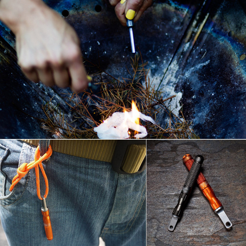 Fire Starter Flint - Outdoor Flint and Steel Waterproof Emergency