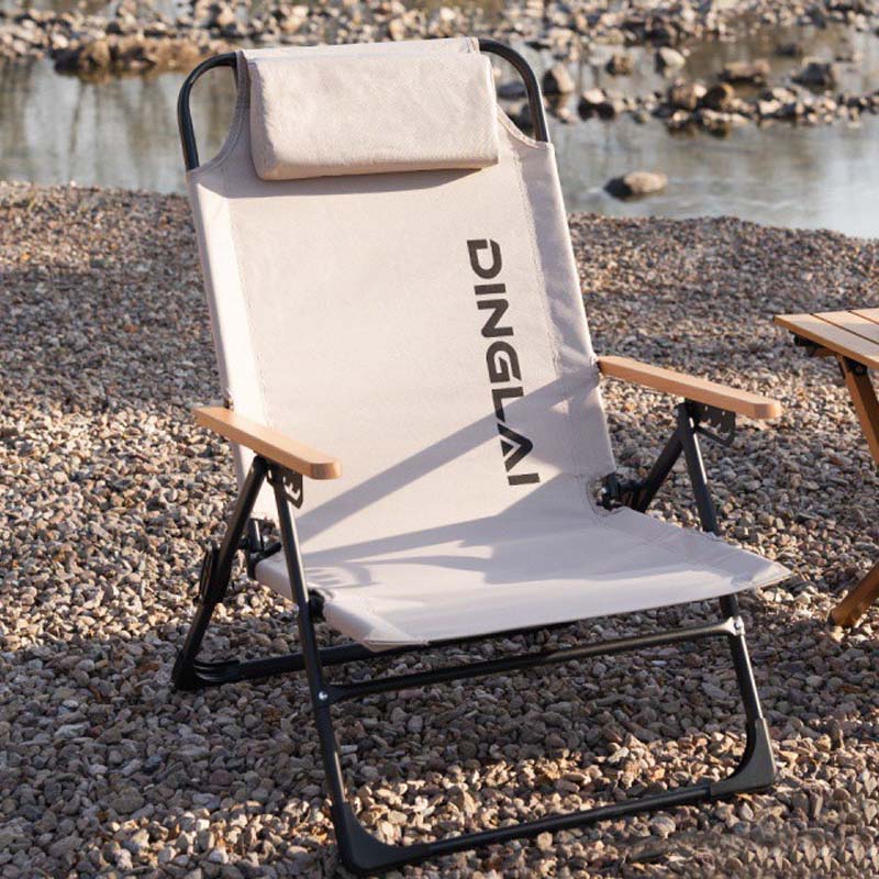 Outdoor Camping High Chair - Outdoor Folding Chair Portable Camping Reclining