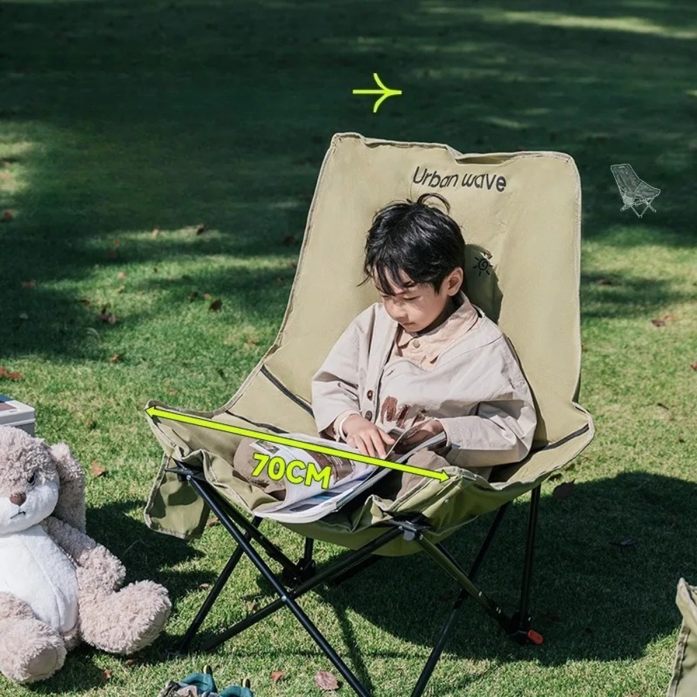 High-back Portable Moon Foldin - Outdoor Camping High Chair review and price