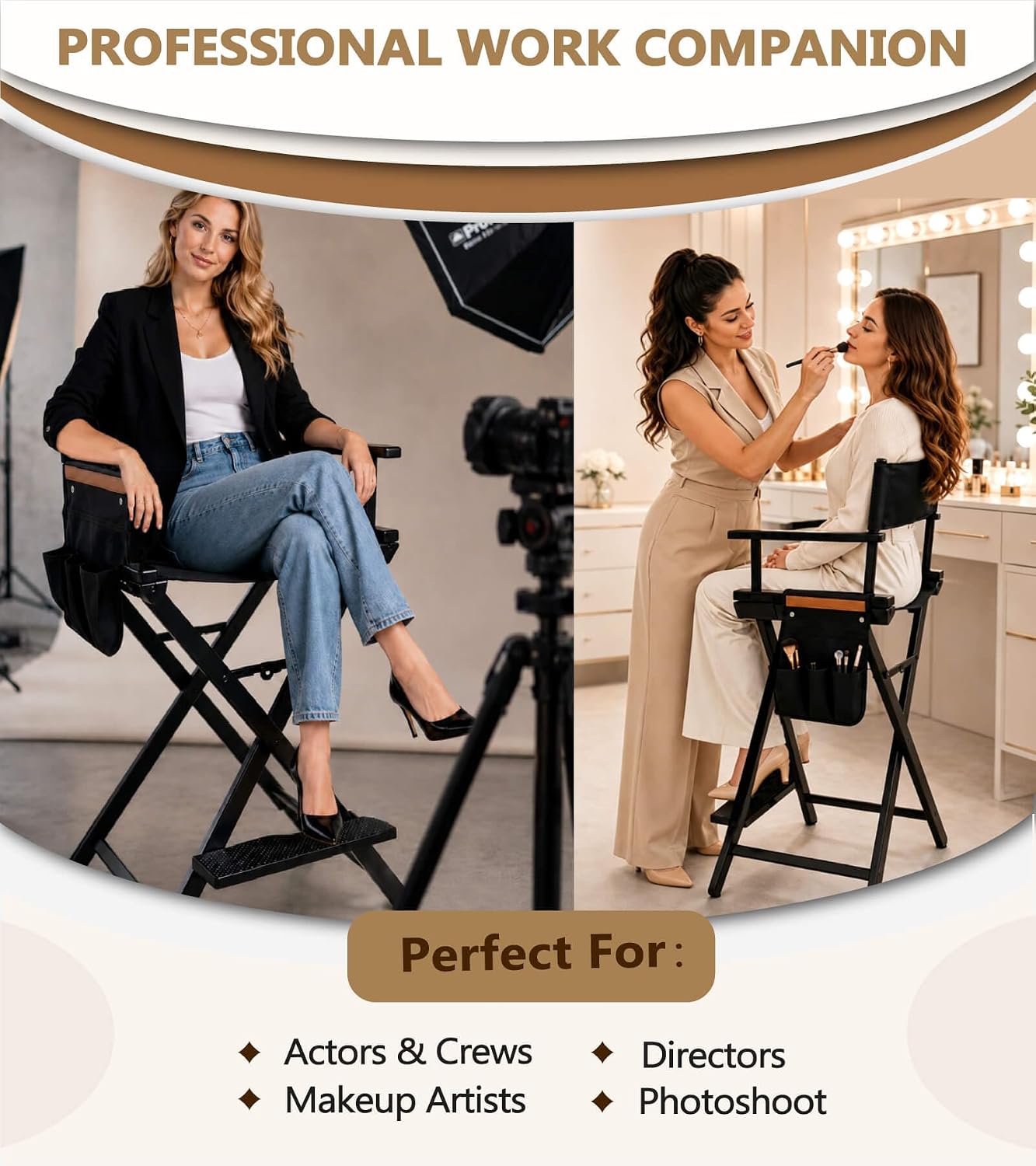 Tall Director Chair Portable A - Outdoor Camping High Chair review and price