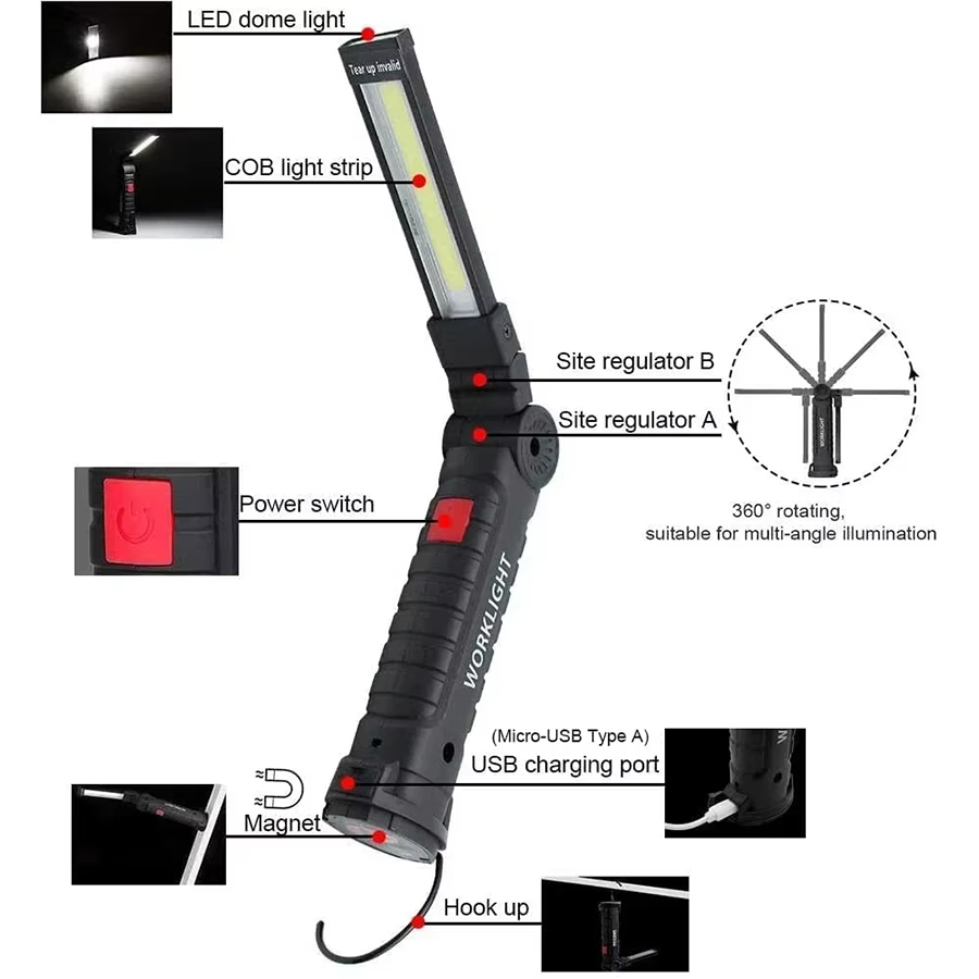 Portable LED Flashlight with M - Outdoor Camping Lampe review and price