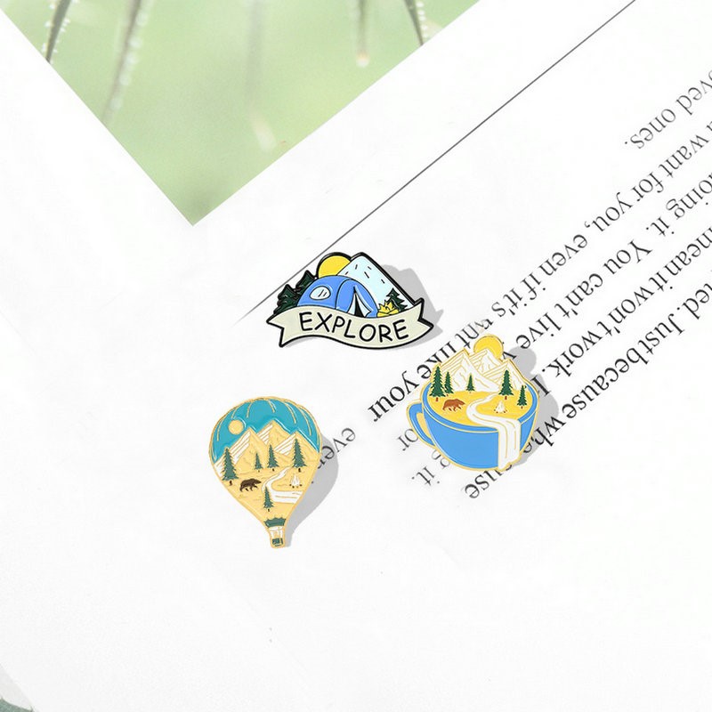 Camping Adventure Enamel Pins  - Outdoor Camping For Kids review and price
