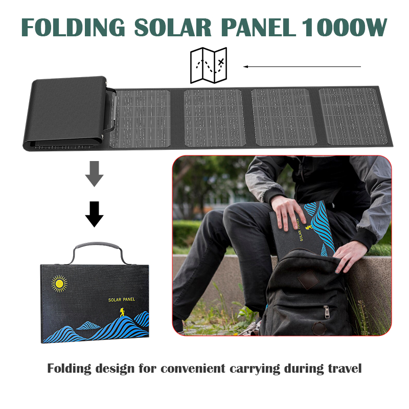 1000W Foldable Solar Panel USB - Zd Outdoor Camping review and price