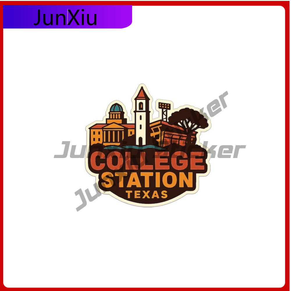 College Station Texas Sticker  - Outdoor Camping In Texas review and price