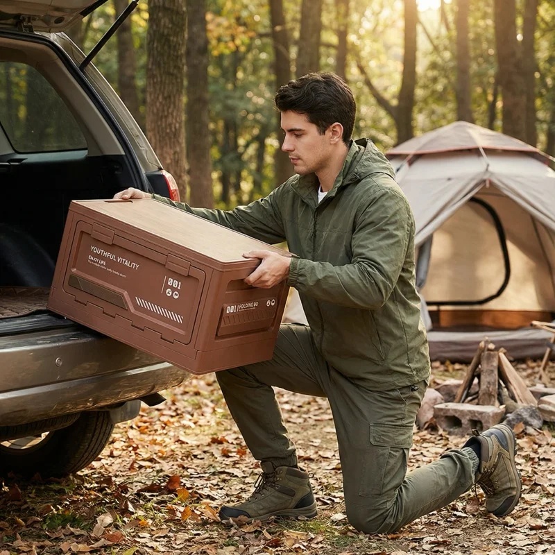 Outdoor Storage Box Camping Fo - Outdoor Camping Folding Storage Box review and price