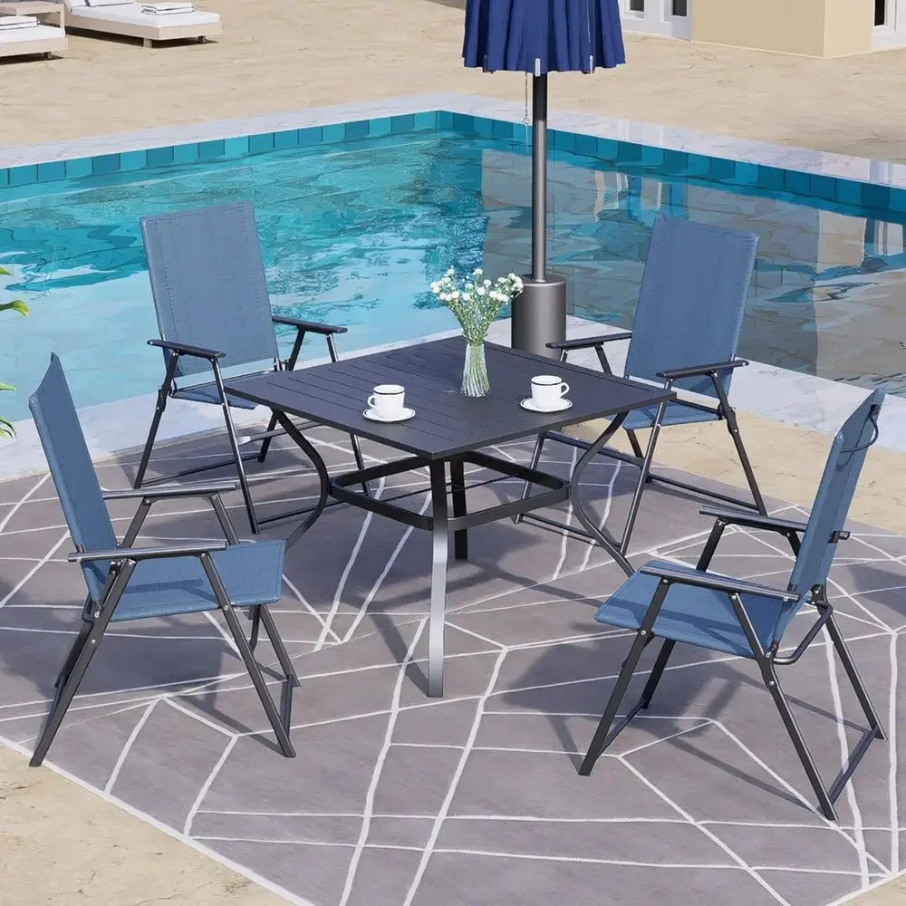 4-Piece Patio Dining Set with  - Outdoor Camping High Chair review and price
