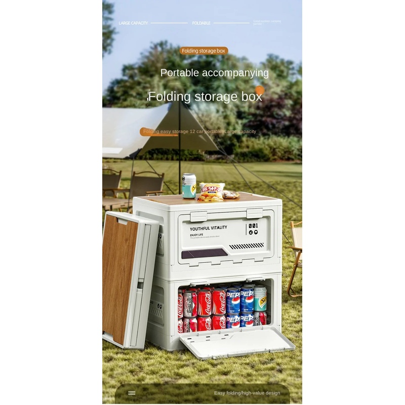 Outdoor Storage Box Camping Fo - Outdoor Camping Folding Storage Box review and price