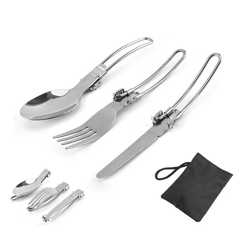 1-10PCS Foldable Camping Forks - Outdoor Camping Glamping Share review and price