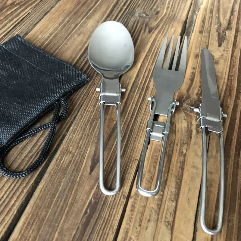 1-10PCS Foldable Camping Forks - Outdoor Camping Glamping Share review and price