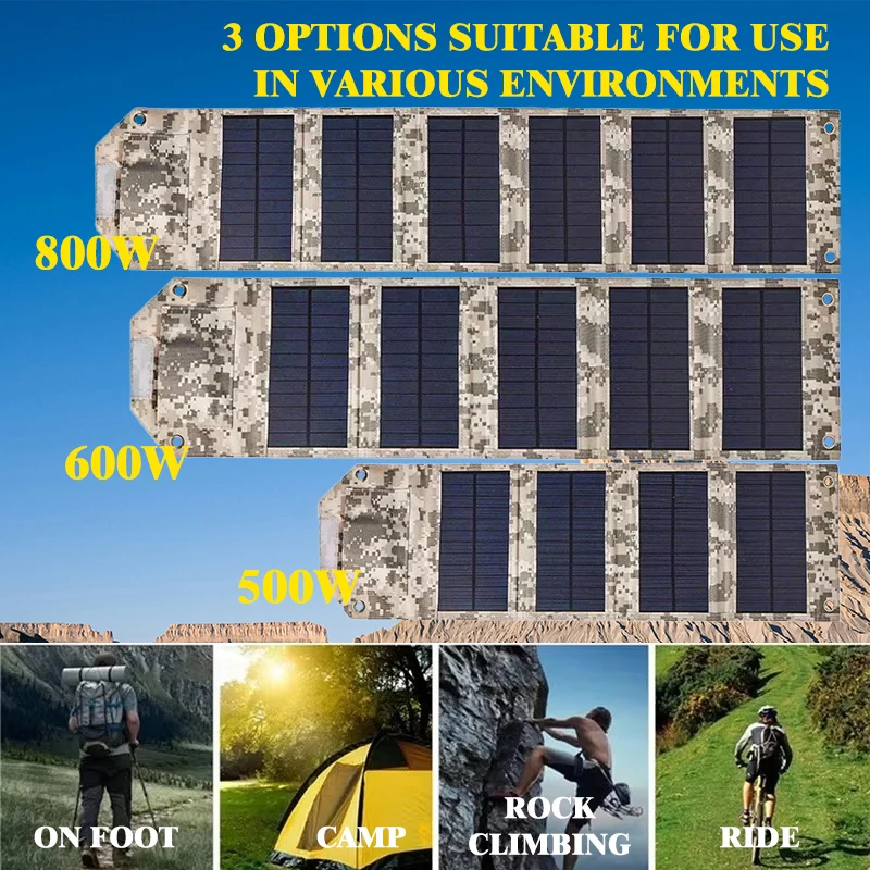 500W-800W Foldable Solar Charg - Zd Outdoor Camping review and price