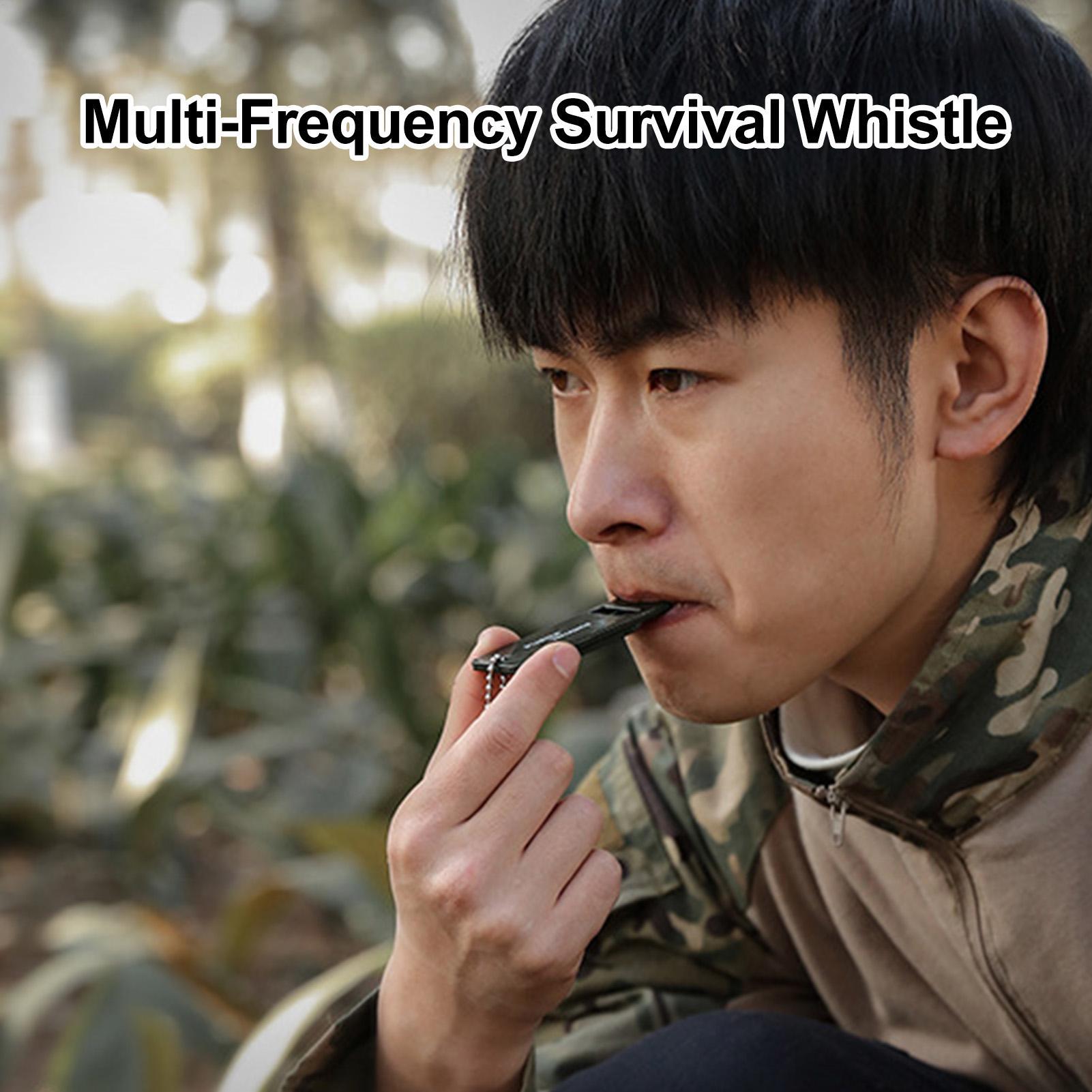 1PCS 3-Frequency Whistle High  - Outdoor Camping Essential Gear review and price