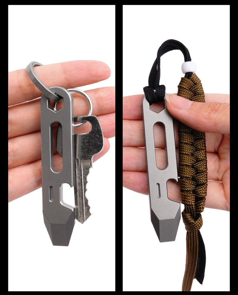 8CM  CNC TC4 Titanium Alloy Cr - Outdoor Camping Essential Gear review and price