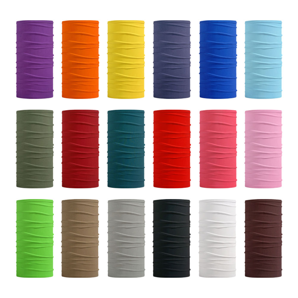 Seamless Solid Color Bandanas  - Outdoor Camping Essential Gear review and price