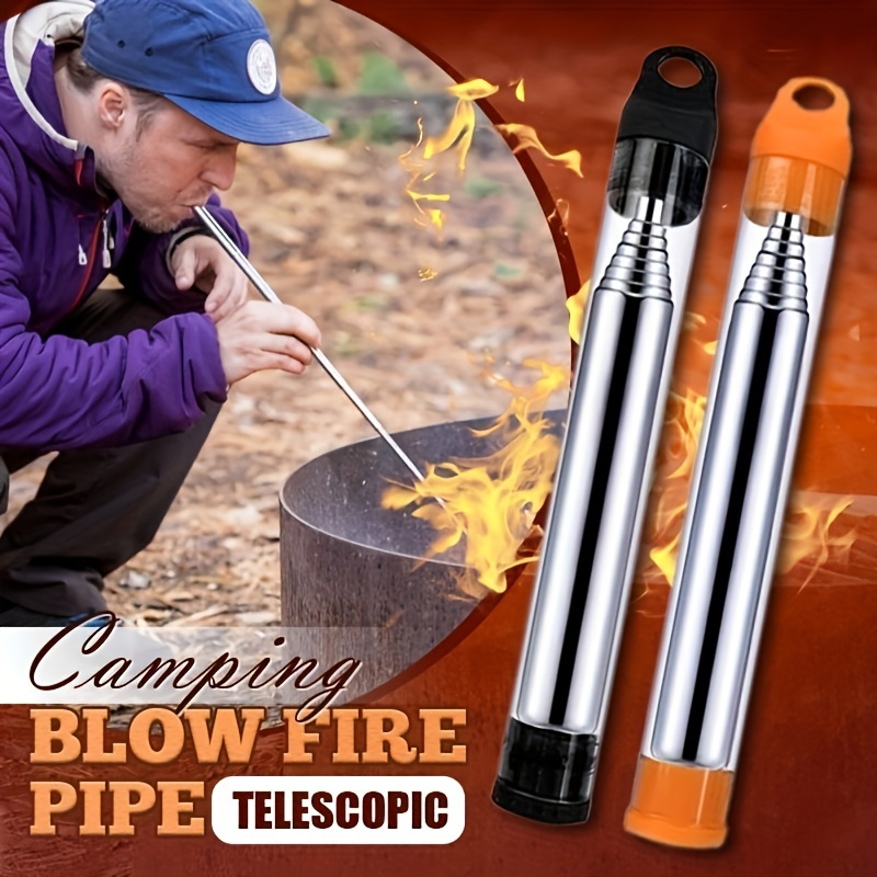 2pcs Stainless Steel Fire Blow - Travel Outdoor Camping Youtube review and price