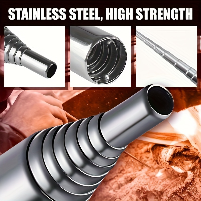 2pcs Stainless Steel Fire Blow - Travel Outdoor Camping Youtube review and price